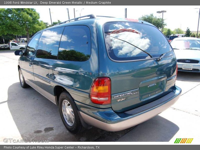 Deep Emerald Green Metallic / Medium Graphite 1998 Ford Windstar LX