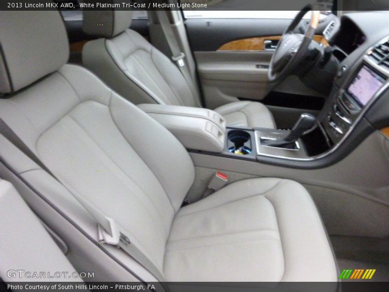 White Platinum Tri-Coat / Medium Light Stone 2013 Lincoln MKX AWD