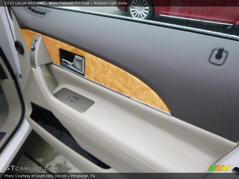 White Platinum Tri-Coat / Medium Light Stone 2013 Lincoln MKX AWD