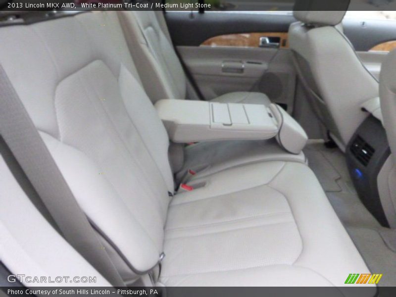 White Platinum Tri-Coat / Medium Light Stone 2013 Lincoln MKX AWD