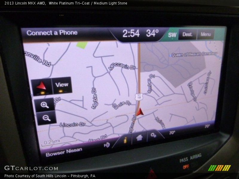 White Platinum Tri-Coat / Medium Light Stone 2013 Lincoln MKX AWD
