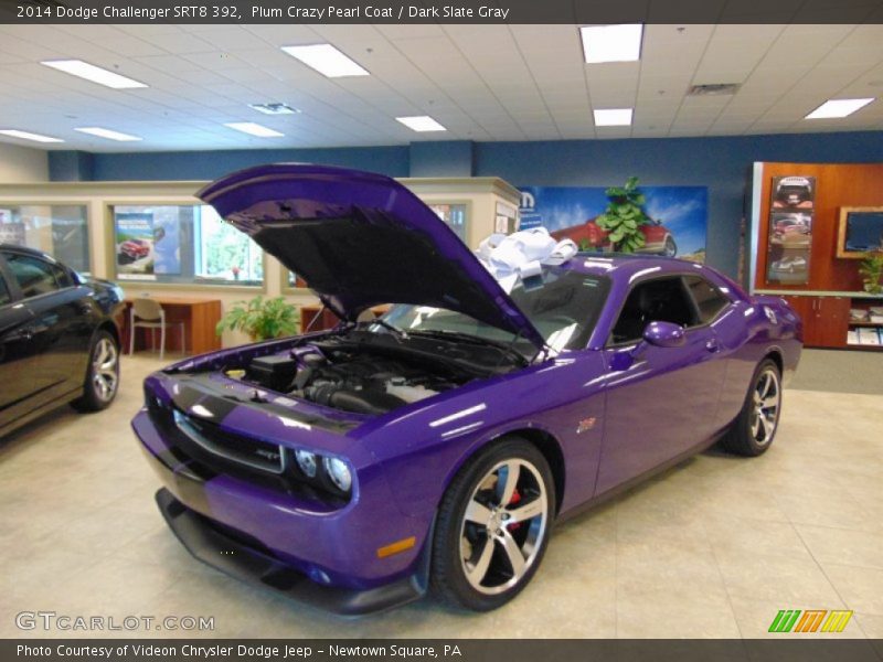 Plum Crazy Pearl Coat / Dark Slate Gray 2014 Dodge Challenger SRT8 392