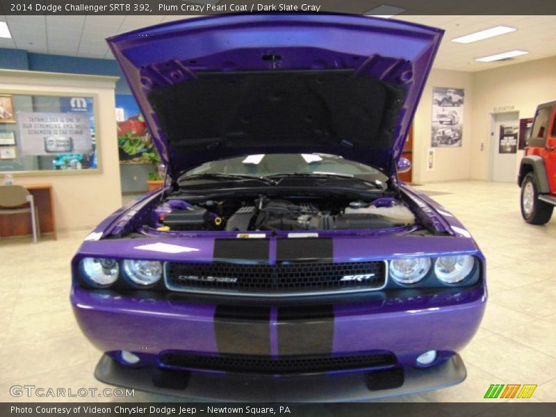 Plum Crazy Pearl Coat / Dark Slate Gray 2014 Dodge Challenger SRT8 392