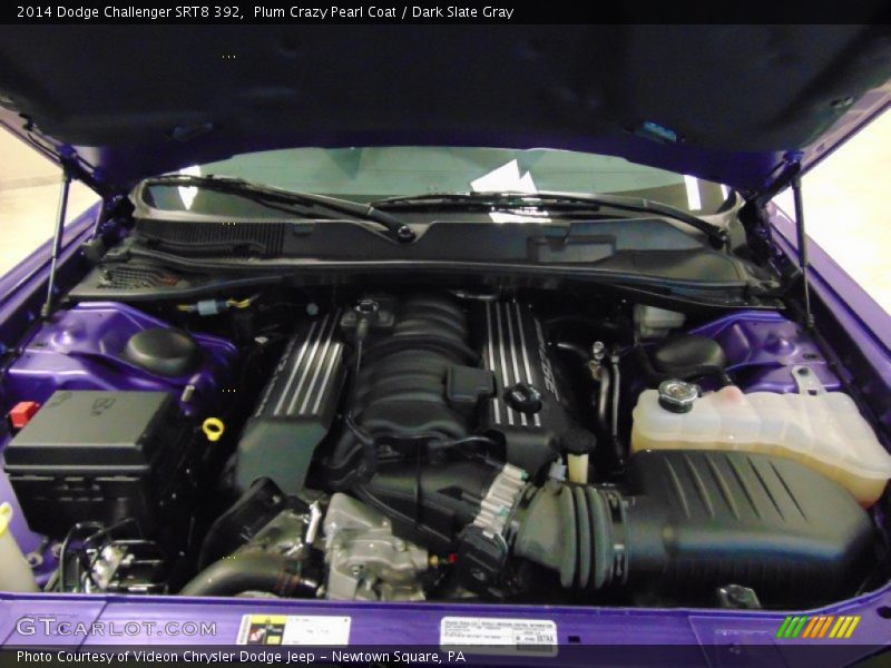 Plum Crazy Pearl Coat / Dark Slate Gray 2014 Dodge Challenger SRT8 392