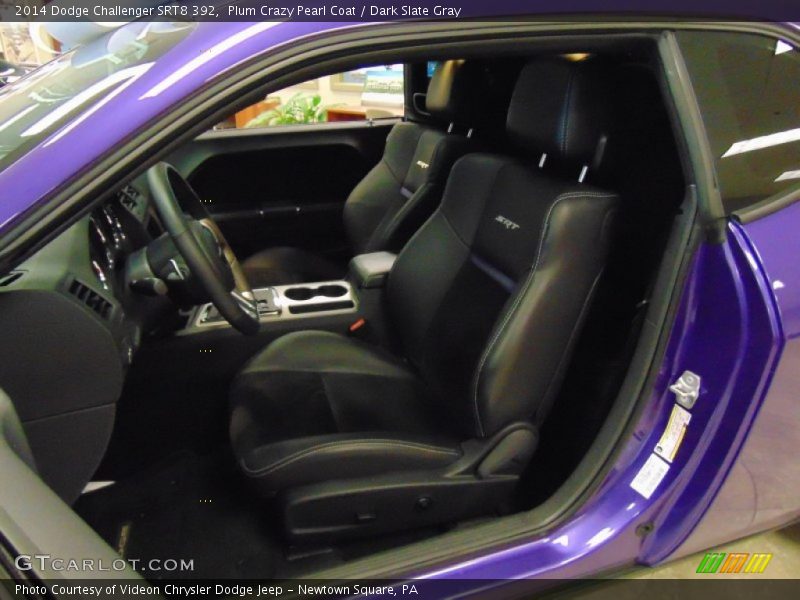Plum Crazy Pearl Coat / Dark Slate Gray 2014 Dodge Challenger SRT8 392