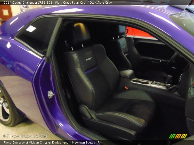 Plum Crazy Pearl Coat / Dark Slate Gray 2014 Dodge Challenger SRT8 392