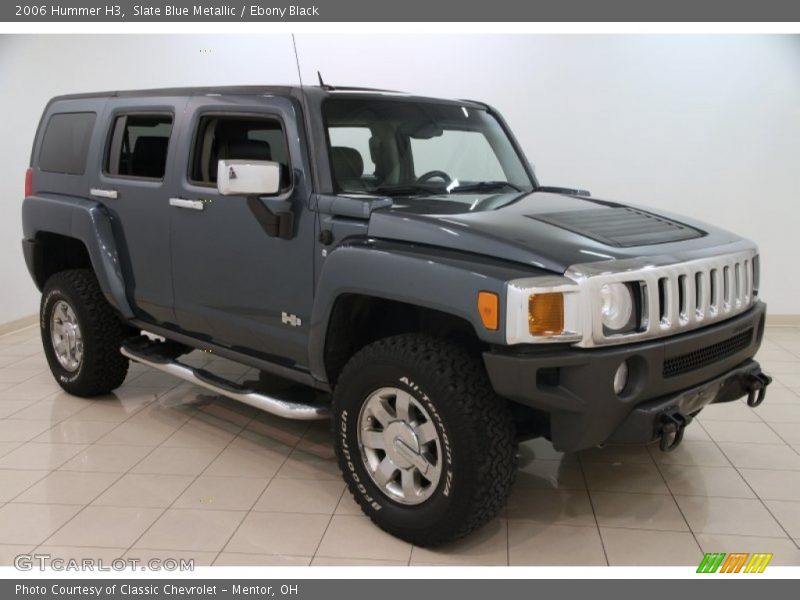 Slate Blue Metallic / Ebony Black 2006 Hummer H3