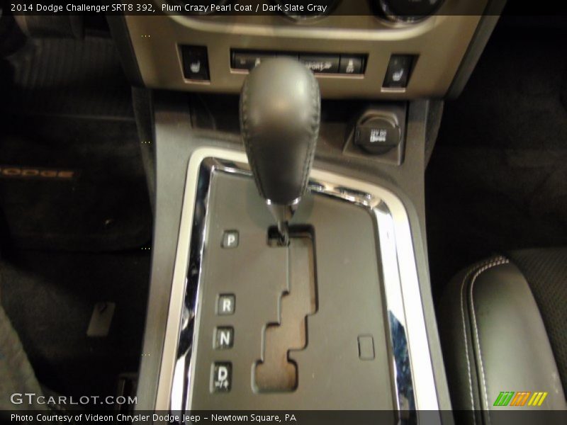 Plum Crazy Pearl Coat / Dark Slate Gray 2014 Dodge Challenger SRT8 392