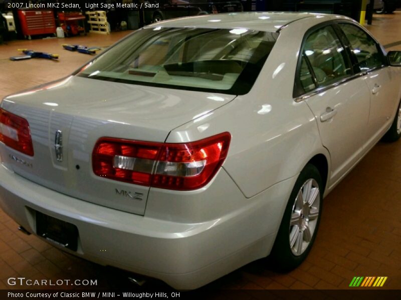 Light Sage Metallic / Sand 2007 Lincoln MKZ Sedan
