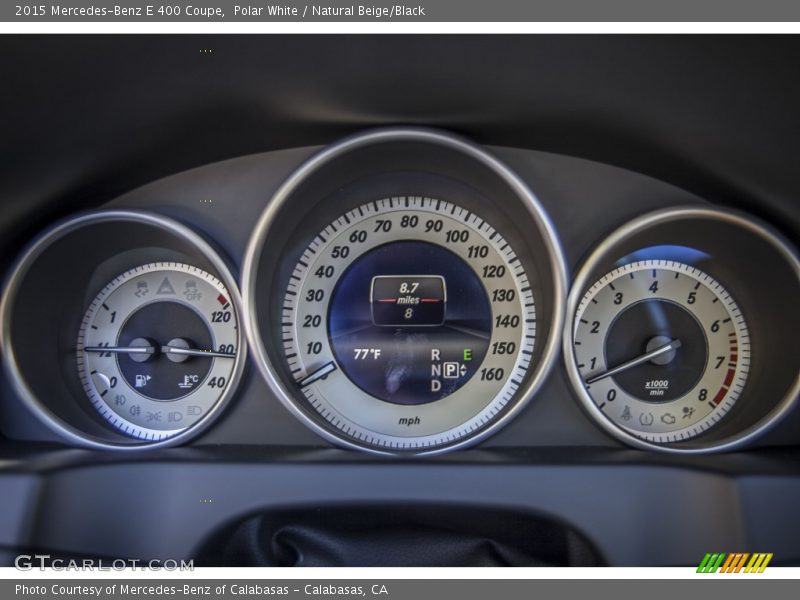  2015 E 400 Coupe 400 Coupe Gauges