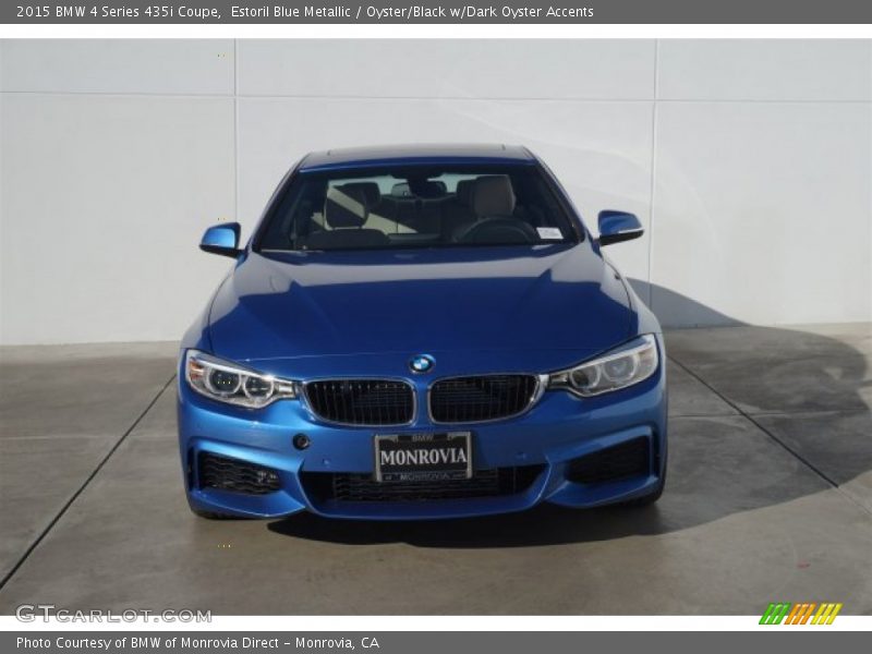 Estoril Blue Metallic / Oyster/Black w/Dark Oyster Accents 2015 BMW 4 Series 435i Coupe