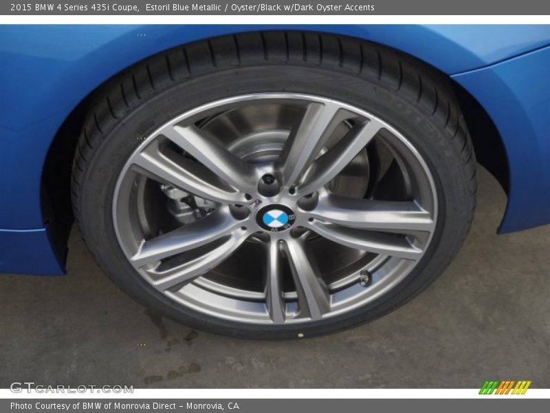 Estoril Blue Metallic / Oyster/Black w/Dark Oyster Accents 2015 BMW 4 Series 435i Coupe