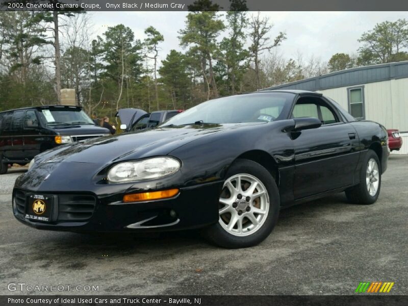 Onyx Black / Medium Gray 2002 Chevrolet Camaro Coupe