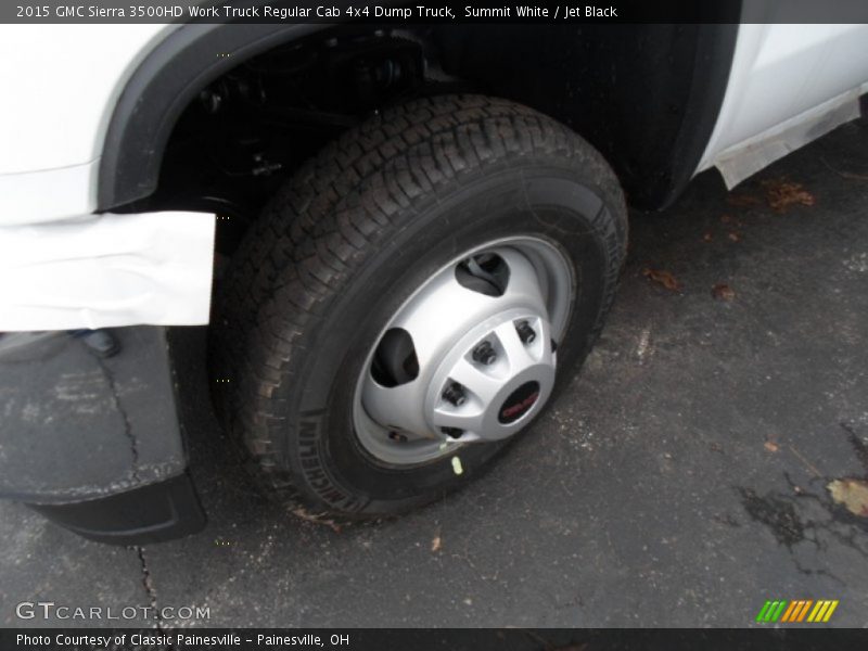 Summit White / Jet Black 2015 GMC Sierra 3500HD Work Truck Regular Cab 4x4 Dump Truck