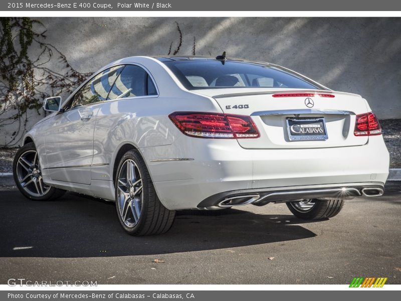Polar White / Black 2015 Mercedes-Benz E 400 Coupe