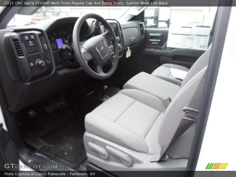 Summit White / Jet Black 2015 GMC Sierra 3500HD Work Truck Regular Cab 4x4 Dump Truck