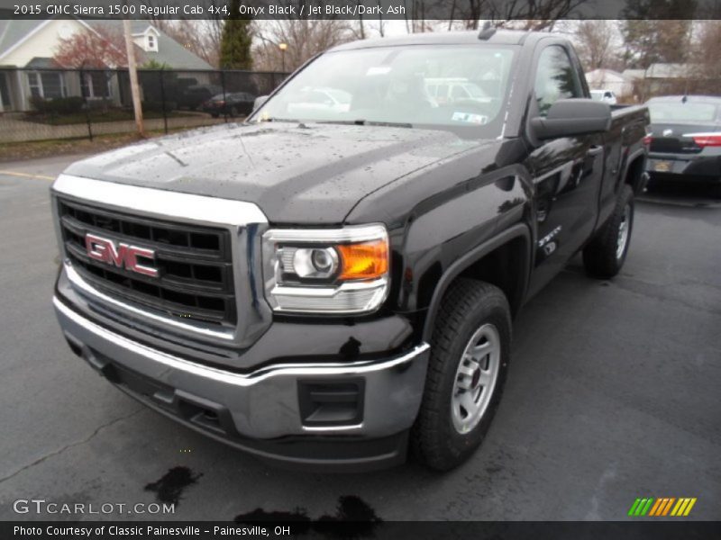 Onyx Black / Jet Black/Dark Ash 2015 GMC Sierra 1500 Regular Cab 4x4