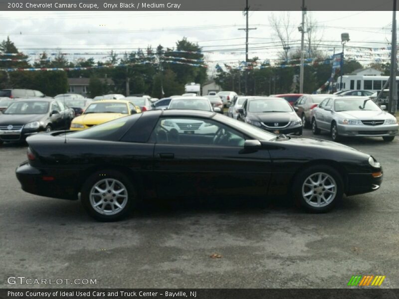 Onyx Black / Medium Gray 2002 Chevrolet Camaro Coupe