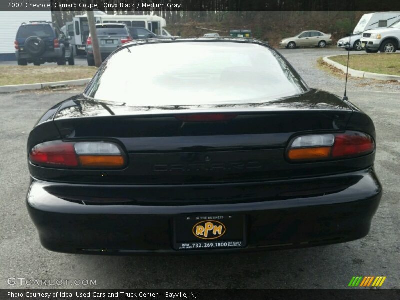Onyx Black / Medium Gray 2002 Chevrolet Camaro Coupe