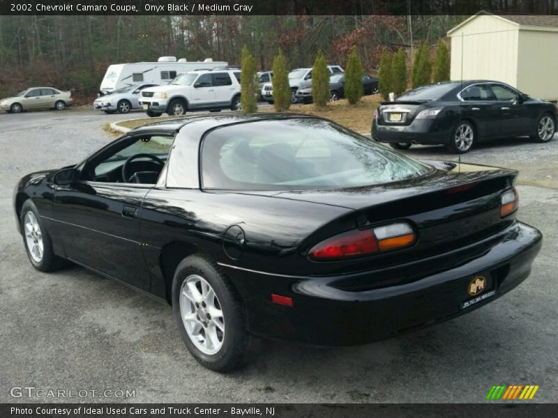 Onyx Black / Medium Gray 2002 Chevrolet Camaro Coupe