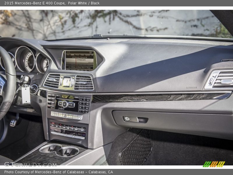 Polar White / Black 2015 Mercedes-Benz E 400 Coupe