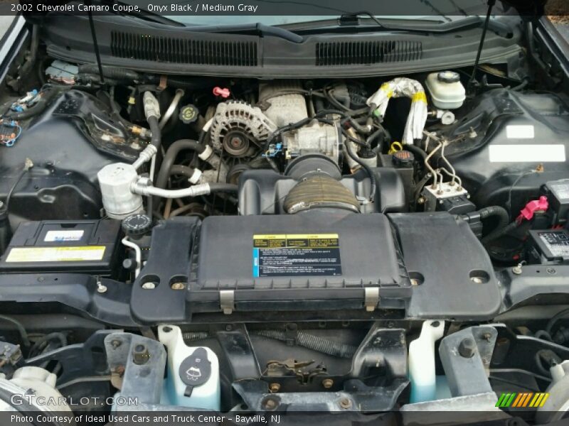 Onyx Black / Medium Gray 2002 Chevrolet Camaro Coupe