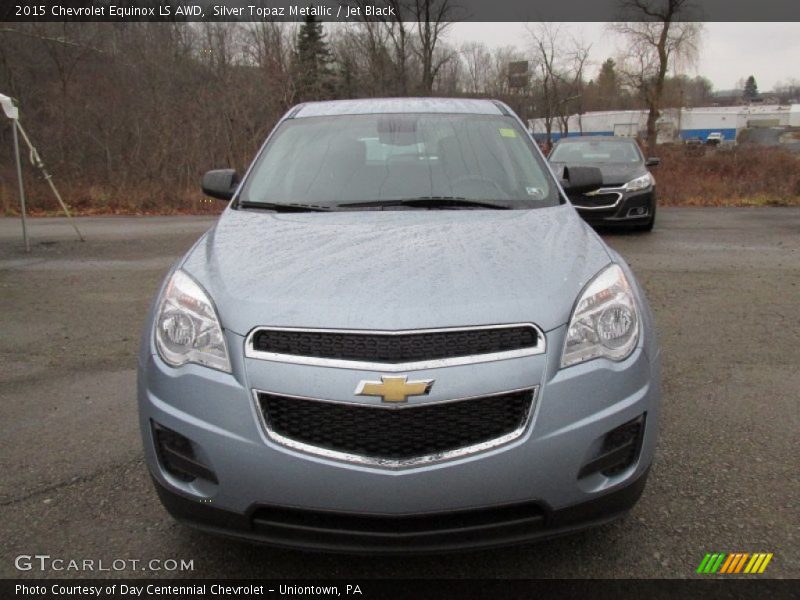 Silver Topaz Metallic / Jet Black 2015 Chevrolet Equinox LS AWD