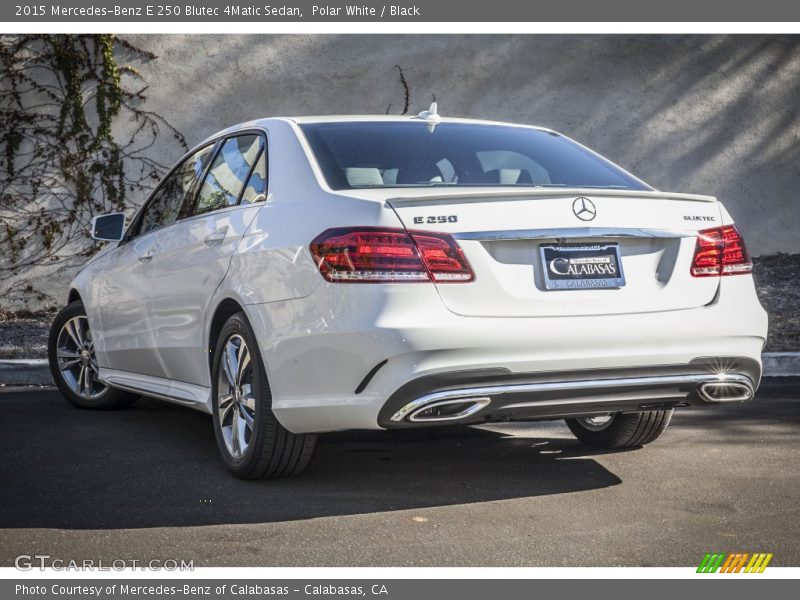 Polar White / Black 2015 Mercedes-Benz E 250 Blutec 4Matic Sedan