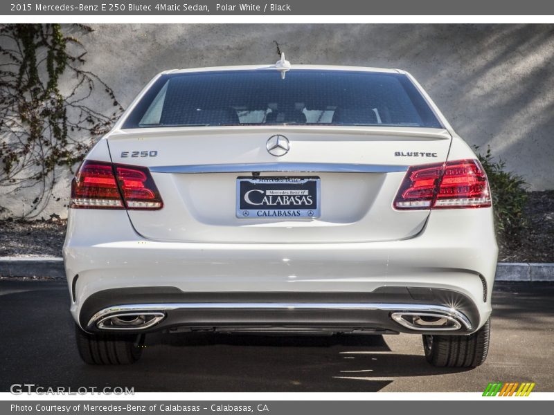 Polar White / Black 2015 Mercedes-Benz E 250 Blutec 4Matic Sedan