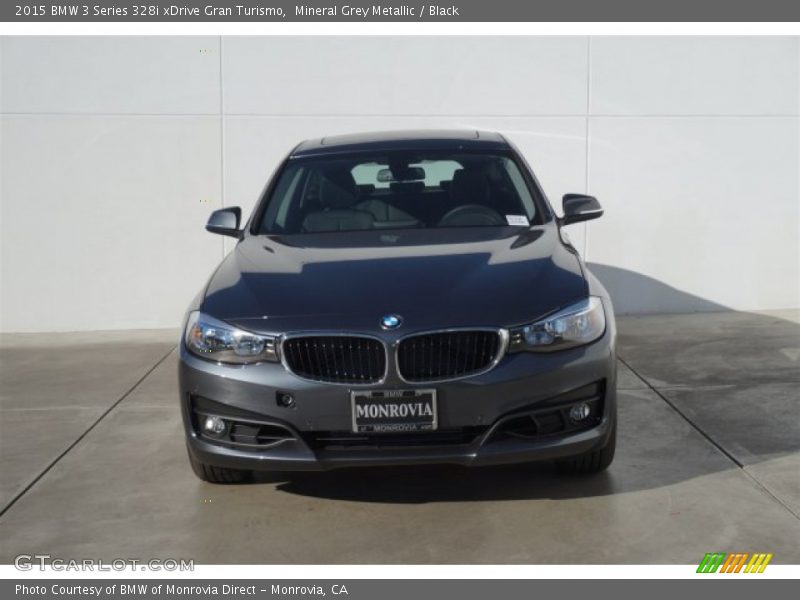 Mineral Grey Metallic / Black 2015 BMW 3 Series 328i xDrive Gran Turismo