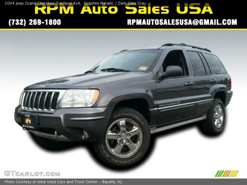 Graphite Metallic / Dark Slate Gray 2004 Jeep Grand Cherokee Overland 4x4