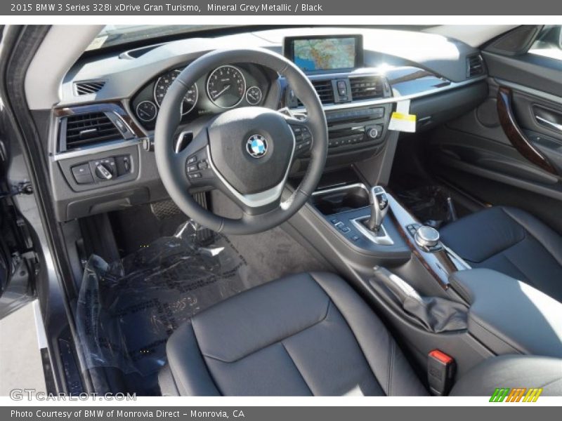 Mineral Grey Metallic / Black 2015 BMW 3 Series 328i xDrive Gran Turismo