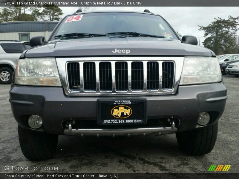 Graphite Metallic / Dark Slate Gray 2004 Jeep Grand Cherokee Overland 4x4