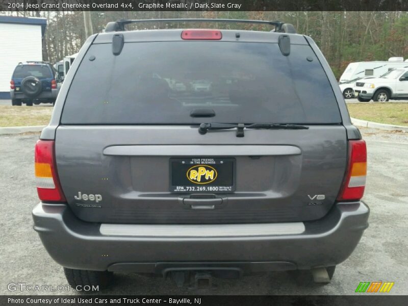 Graphite Metallic / Dark Slate Gray 2004 Jeep Grand Cherokee Overland 4x4