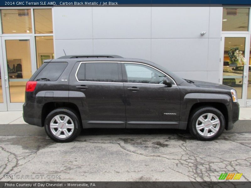 Carbon Black Metallic / Jet Black 2014 GMC Terrain SLE AWD