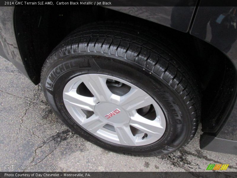 Carbon Black Metallic / Jet Black 2014 GMC Terrain SLE AWD