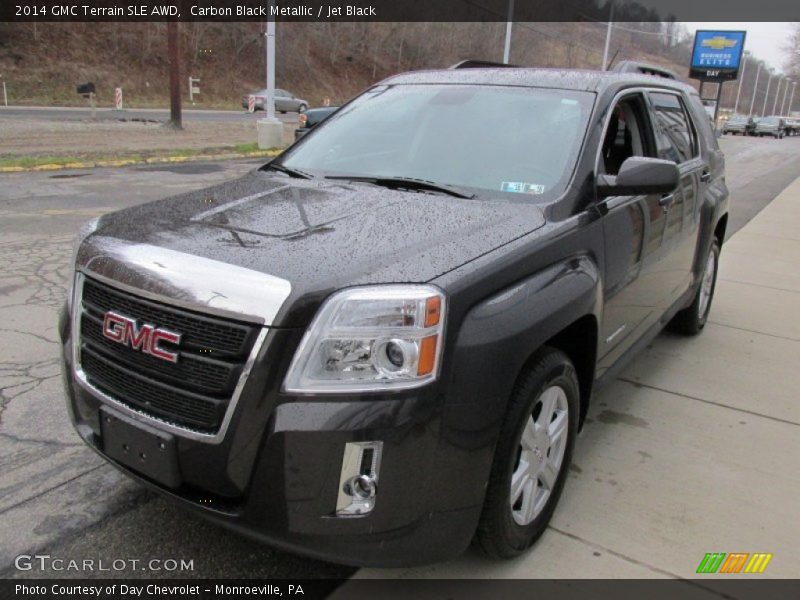 Carbon Black Metallic / Jet Black 2014 GMC Terrain SLE AWD