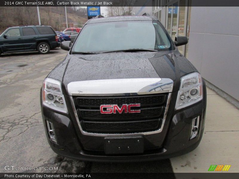 Carbon Black Metallic / Jet Black 2014 GMC Terrain SLE AWD