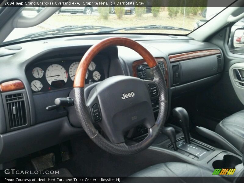 Graphite Metallic / Dark Slate Gray 2004 Jeep Grand Cherokee Overland 4x4
