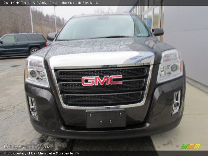 Carbon Black Metallic / Jet Black 2014 GMC Terrain SLE AWD