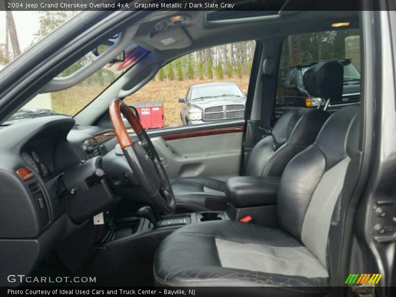 Graphite Metallic / Dark Slate Gray 2004 Jeep Grand Cherokee Overland 4x4
