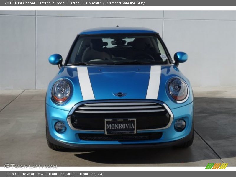 Electric Blue Metallic / Diamond Satellite Gray 2015 Mini Cooper Hardtop 2 Door