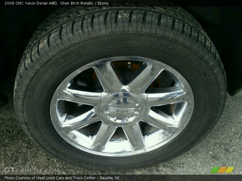 Silver Birch Metallic / Ebony 2008 GMC Yukon Denali AWD