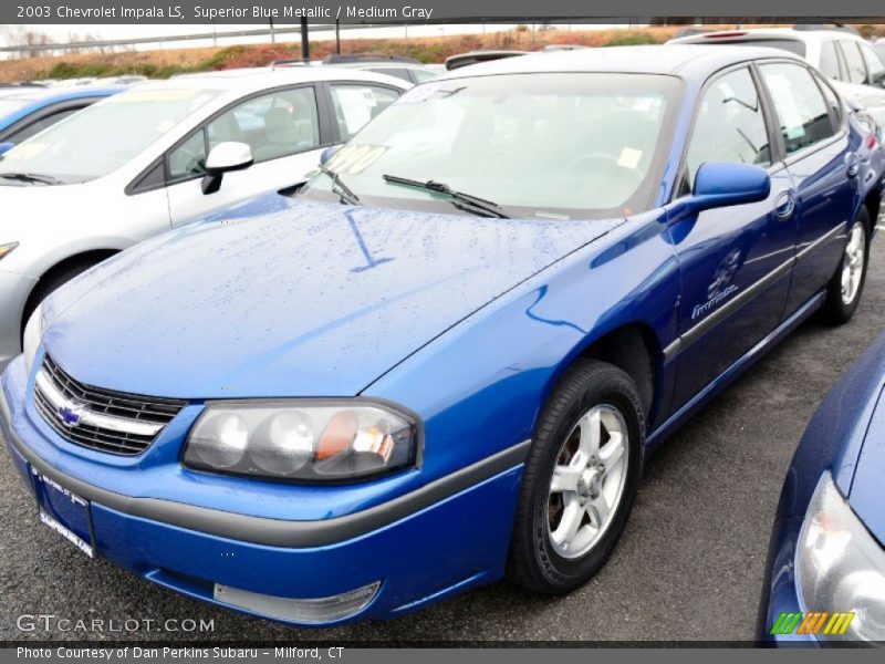 Front 3/4 View of 2003 Impala LS