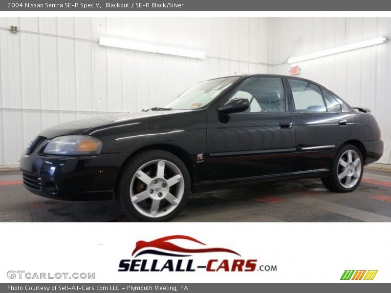 Blackout / SE-R Black/Silver 2004 Nissan Sentra SE-R Spec V