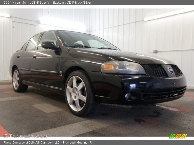 Blackout / SE-R Black/Silver 2004 Nissan Sentra SE-R Spec V