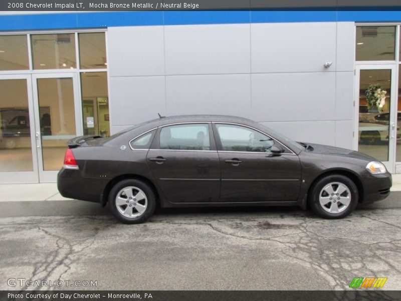 Mocha Bronze Metallic / Neutral Beige 2008 Chevrolet Impala LT