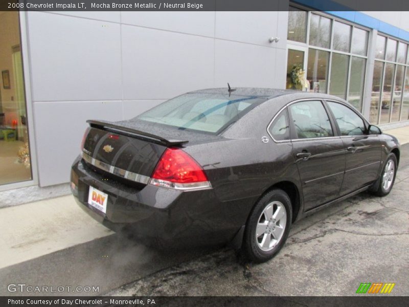 Mocha Bronze Metallic / Neutral Beige 2008 Chevrolet Impala LT