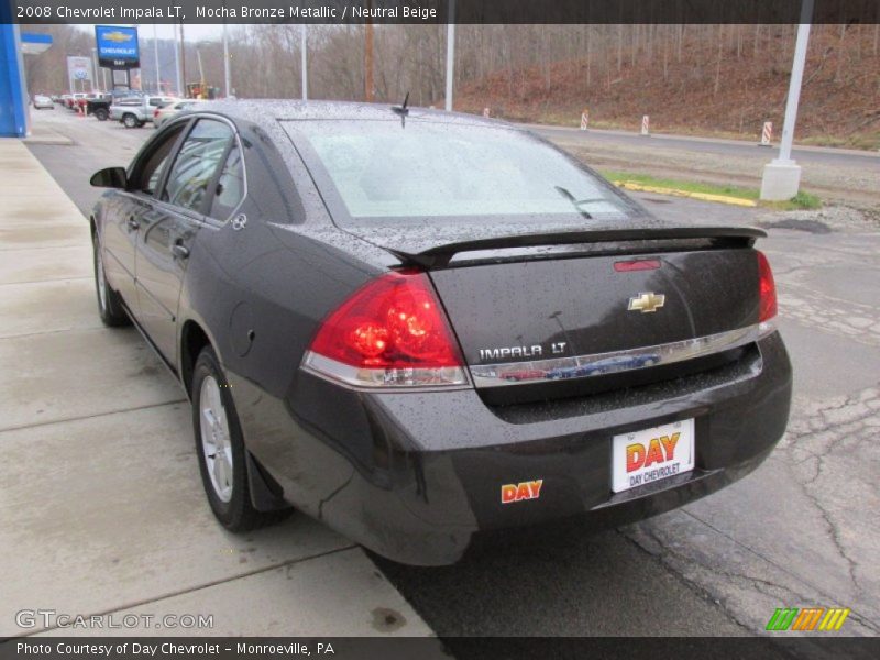 Mocha Bronze Metallic / Neutral Beige 2008 Chevrolet Impala LT