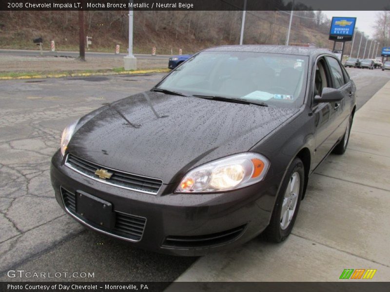 Mocha Bronze Metallic / Neutral Beige 2008 Chevrolet Impala LT
